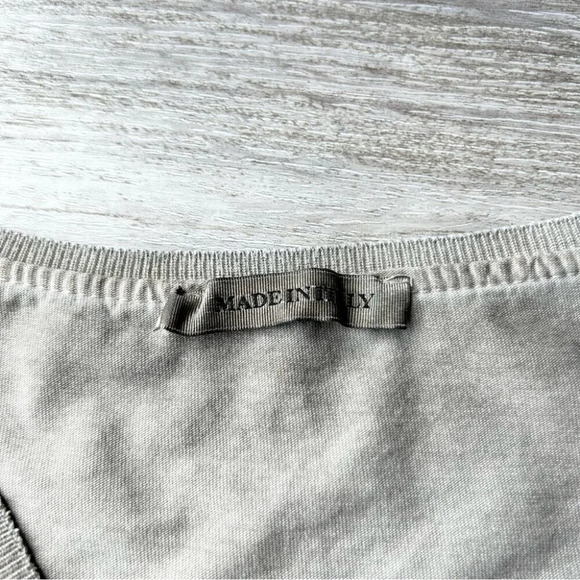 Made In Italy U80257 Faux Suede Acid Dye Long Sleeve - Picture 5 of 13